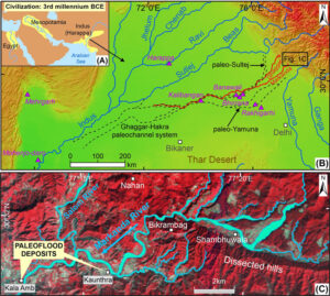manbetx登录下载科学地图集。古水文学与哈拉潘河流域文明
