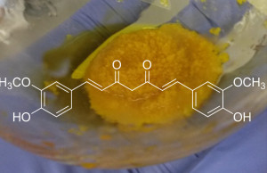 图1所示。类似物合成粗产物中姜黄素的化学结构。