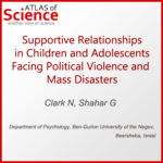 AoS. Supportive Relationships in Children and Adolescents Facing Political Violence and Mass Disasters
